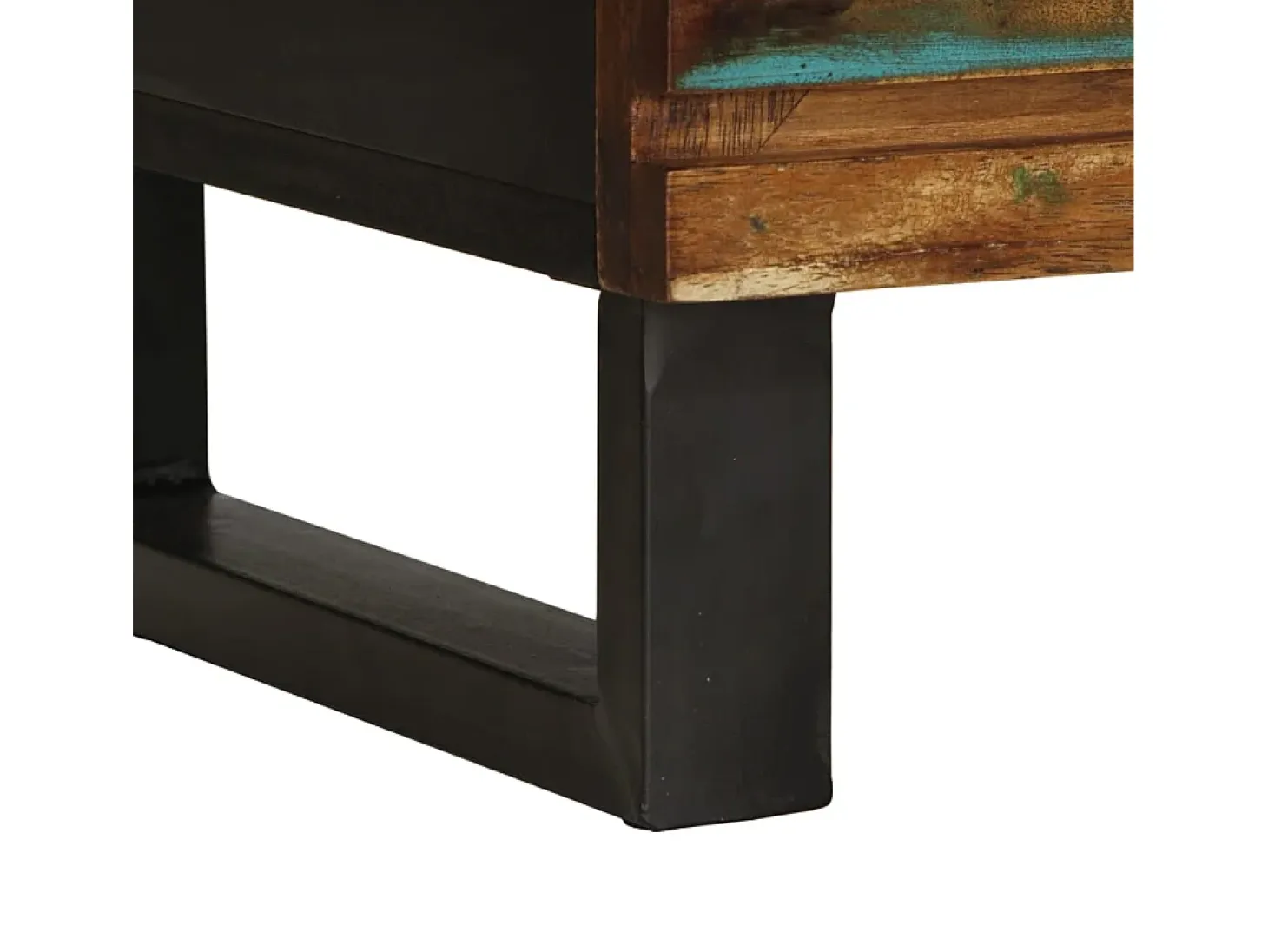 Aparador 2 piezas madera maciza acacia 60x34x75 cm