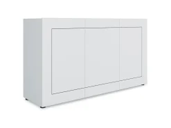 Aparador 3 puertas 150x40x83,5 cm Elios blanco brillante