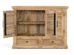 Aparador 3 puertas y 2 cajones fabricado en madera de mango