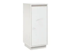 Aparador 2 unidades madera maciza de pino blanco 31,5x34x75 cm