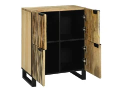 Aparador 60 x 33,5 x 75 cm - Fabricado en madera maciza de mango y madera de ingeniería