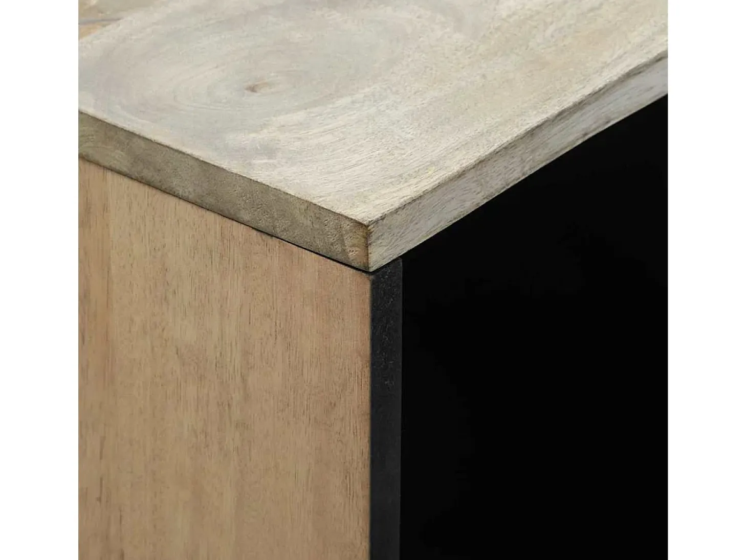 Aparador 80 x 33 x 75 cm madera maciza de mango