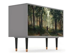 Aparador - 115x85x48 cm - BS4 - Rain in the Oak Forest, Gris