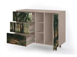 Aparador - 125x98x48 cm - BS2 - Rain in the Oak Forest, Latte