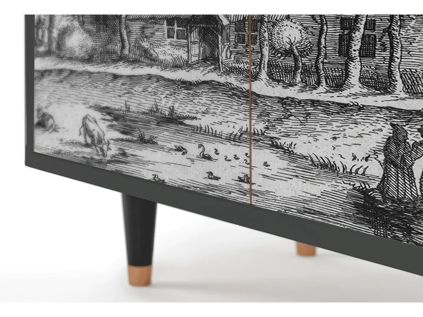 Aparador - 94x96x48 cm - BS3 - A Pond, Antracita