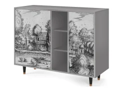 Aparador - 125x98x48 cm - BS2 - A Pond, Gris