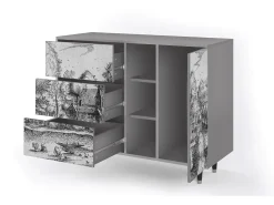 Aparador - 125x98x48 cm - BS2 - A Pond, Gris