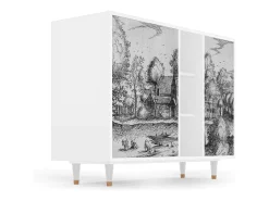 Aparador - 125x98x48 cm - BS2 - A Pond, Blanco