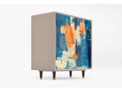 Aparador - 94x96x48 cm - BS3 - Abstract Expressionism, Latte