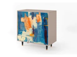Aparador - 94x96x48 cm - BS3 - Abstract Expressionism, Latte
