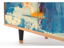 Aparador - 94x96x48 cm - BS3 - Abstract Expressionism, Nogal
