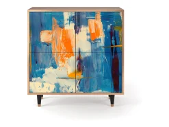 Aparador - 94x96x48 cm - BS3 - Abstract Expressionism, Nogal