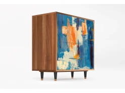 Aparador - 94x96x48 cm - BS3 - Abstract Expressionism, Nogal