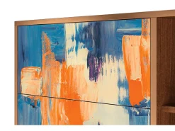 Aparador - 125x98x48 cm - BS2 - Abstract Expressionism, Nogal
