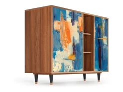 Aparador - 125x98x48 cm - BS2 - Abstract Expressionism, Nogal