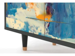 Aparador - 94x96x48 cm - BS3 - Abstract Expressionism, Antracita