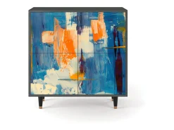 Aparador - 94x96x48 cm - BS3 - Abstract Expressionism, Antracita