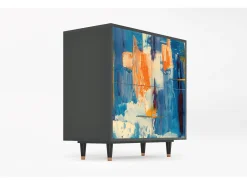 Aparador - 94x96x48 cm - BS3 - Abstract Expressionism, Antracita
