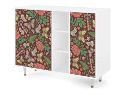 Aparador - 125x98x48 cm - BS2 - Alice in Wonderland, Blanco