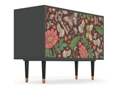 Aparador - 115x85x48 cm - BS4 - Alice in Wonderland, Antracita