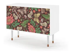 Aparador - 115x85x48 cm - BS4 - Alice in Wonderland, Blanco