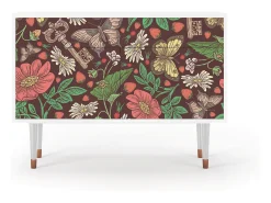 Aparador - 115x85x48 cm - BS4 - Alice in Wonderland, Blanco