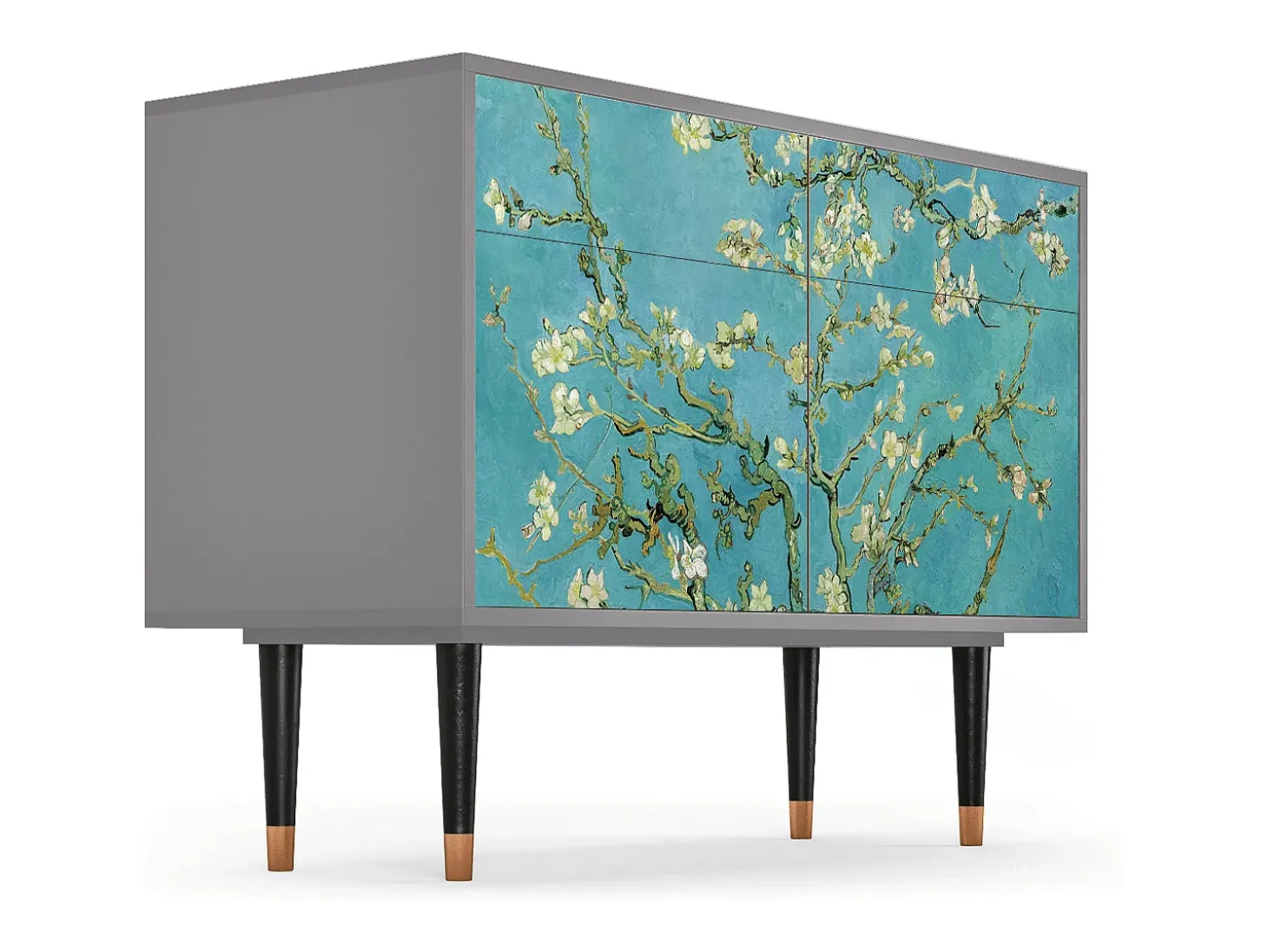 Aparador - 115x85x48 cm - BS4 - Almond Blossom, Gris