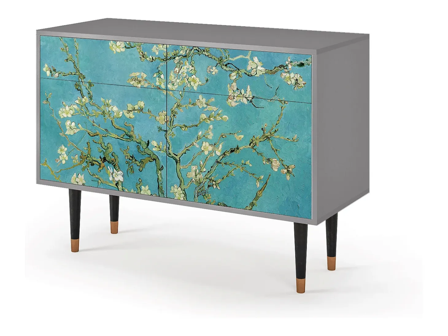 Aparador - 115x85x48 cm - BS4 - Almond Blossom, Gris
