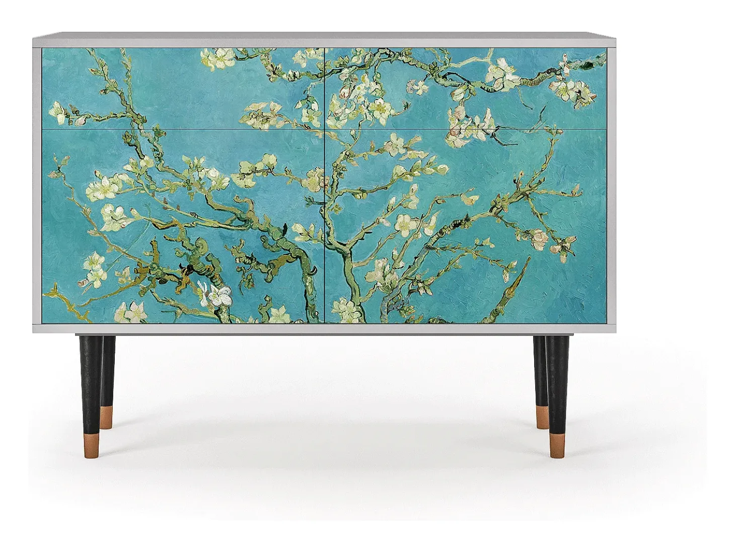 Aparador - 115x85x48 cm - BS4 - Almond Blossom, Gris