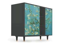 Aparador - 125x98x48 cm - BS2 - Almond Blossom, Antracita