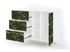 Aparador - 125x98x48 cm - BS2 - Amazon Forest, Blanco