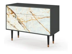 Aparador - 115x85x48 cm - BS4 - Arenay Marble, Antracita