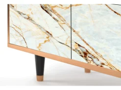 Aparador - 94x96x48 cm - BS3 - Arenay Marble, Nogal