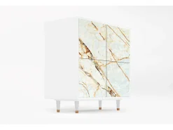 Aparador - 94x96x48 cm - BS3 - Arenay Marble, Blanco
