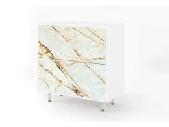 Aparador - 94x96x48 cm - BS3 - Arenay Marble, Blanco