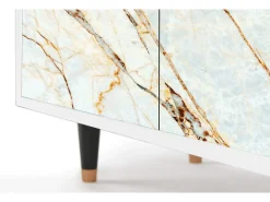 Aparador - 94x96x48 cm - BS3 - Arenay Marble, Blanco
