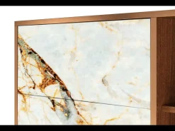 Aparador - 125x98x48 cm - BS2 - Arenay Marble, Nogal