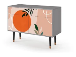 Aparador - 115x85x48 cm - BS4 - Artwork, Gris
