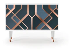 Aparador - 115x85x48 cm - BS4 - Ashy 1920', Blanco