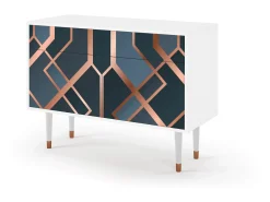 Aparador - 115x85x48 cm - BS4 - Ashy 1920', Blanco