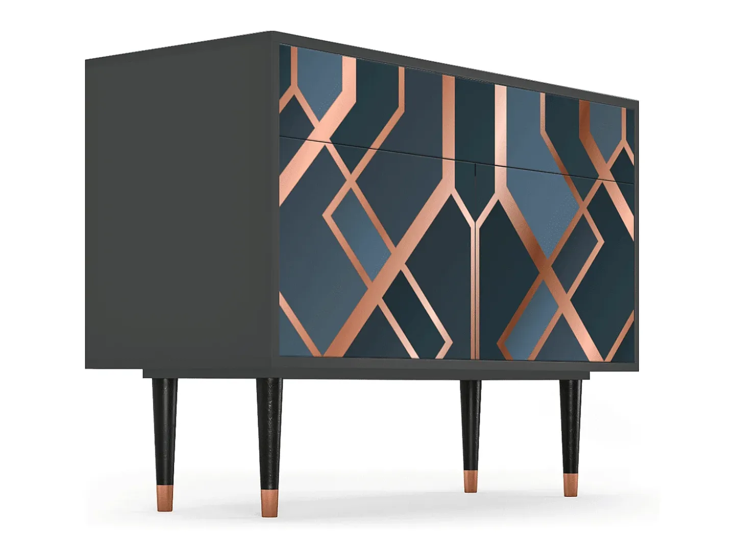 Aparador - 115x85x48 cm - BS4 - Ashy 1920', Antracita