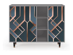 Aparador - 125x98x48 cm - BS2 - Ashy 1920', Gris