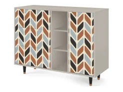 Aparador - 125x98x48 cm - BS2 - Beige Laure, Arena