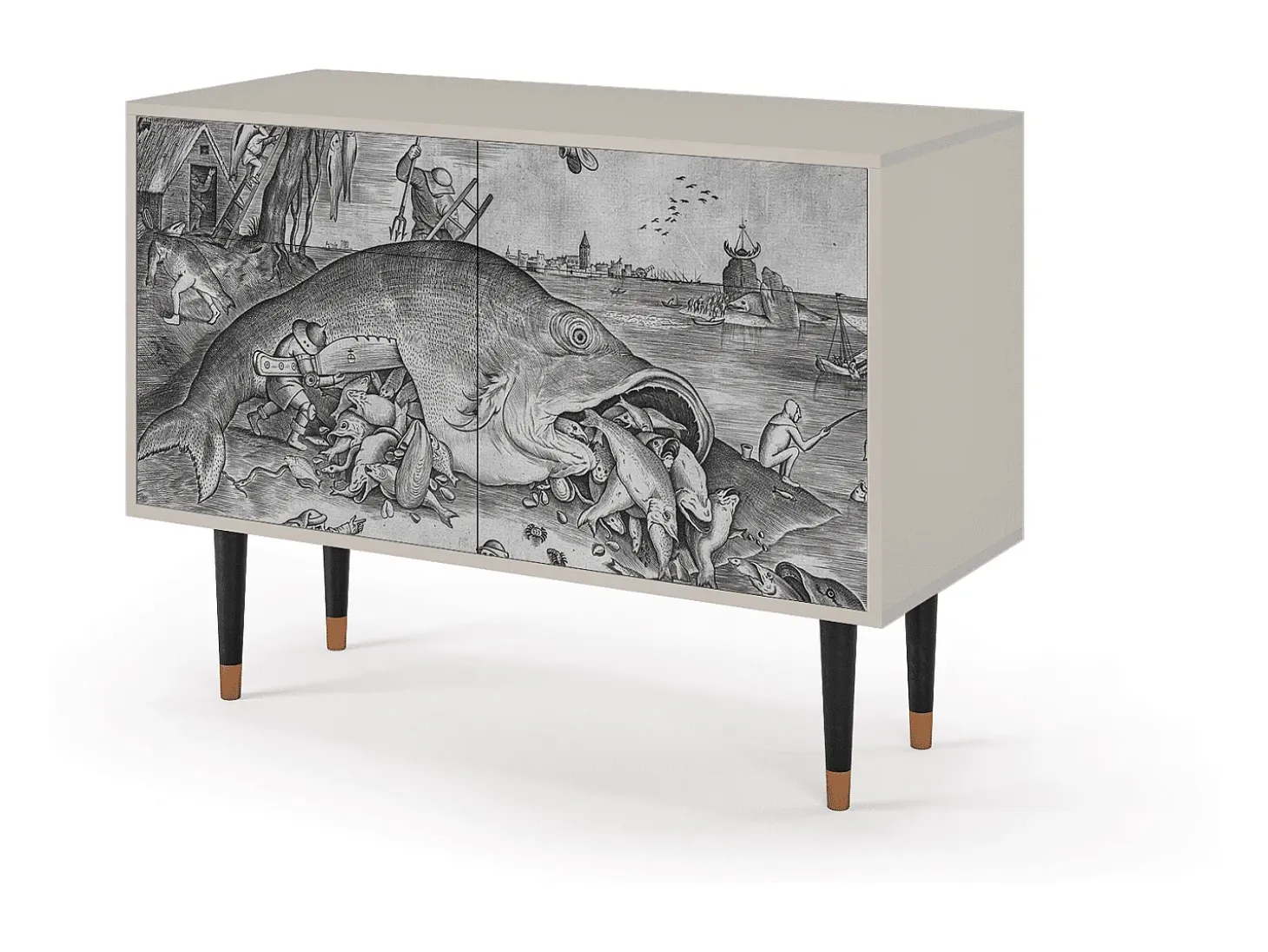Aparador - 115x85x48 cm - BS4 - Big Fish Eat Little, Arena
