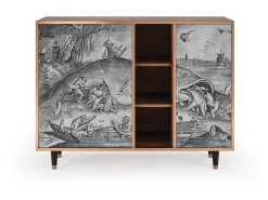 Aparador - 125x98x48 cm - BS2 - Big Fish Eat Little, Nogal