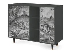 Aparador - 125x98x48 cm - BS2 - Big Fish Eat Little, Antracita