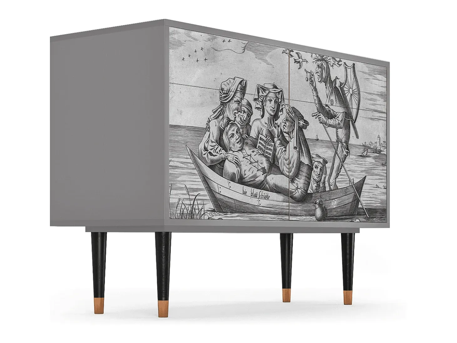 Aparador - 115x85x48 cm - BS4 - Blau Schuyte, Gris