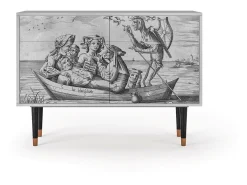 Aparador - 115x85x48 cm - BS4 - Blau Schuyte, Gris