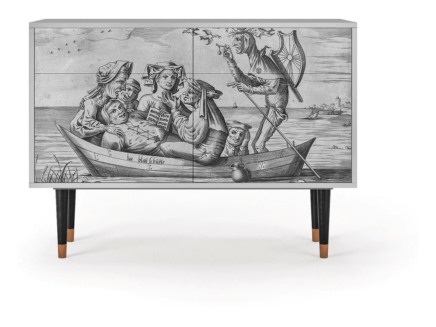 Aparador - 115x85x48 cm - BS4 - Blau Schuyte, Gris