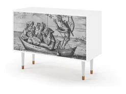Aparador - 115x85x48 cm - BS4 - Blau Schuyte, Blanco